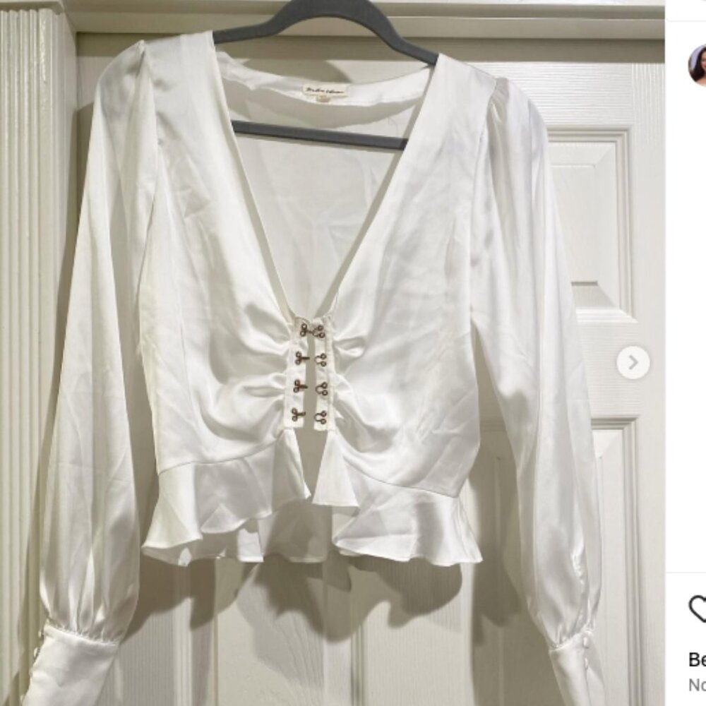 For Love & Lemons White Blouse